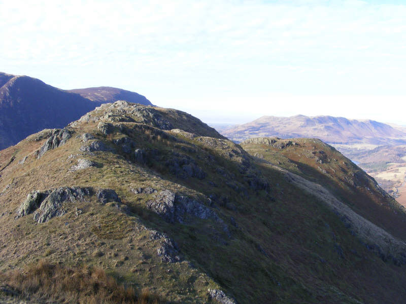 The summit ridge of Low Bank 